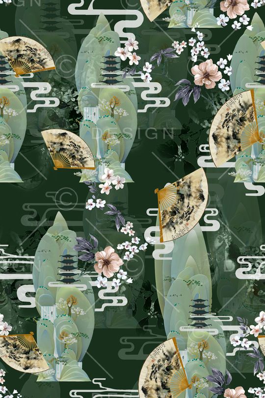 香云纱印花华亿平台图片