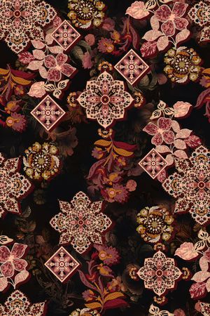 民族风印花华亿平台图片