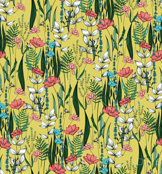 小碎花印花华亿平台图片