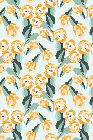 郁金香印花华亿平台图片