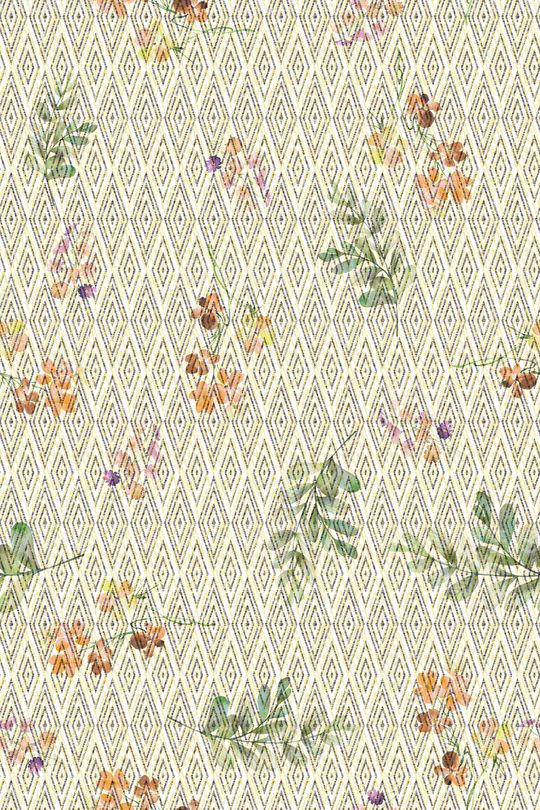 绿植树叶印花华亿平台图片