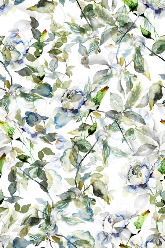 绿植树叶印花华亿平台图片