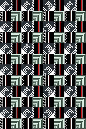 几何印花华亿平台图片