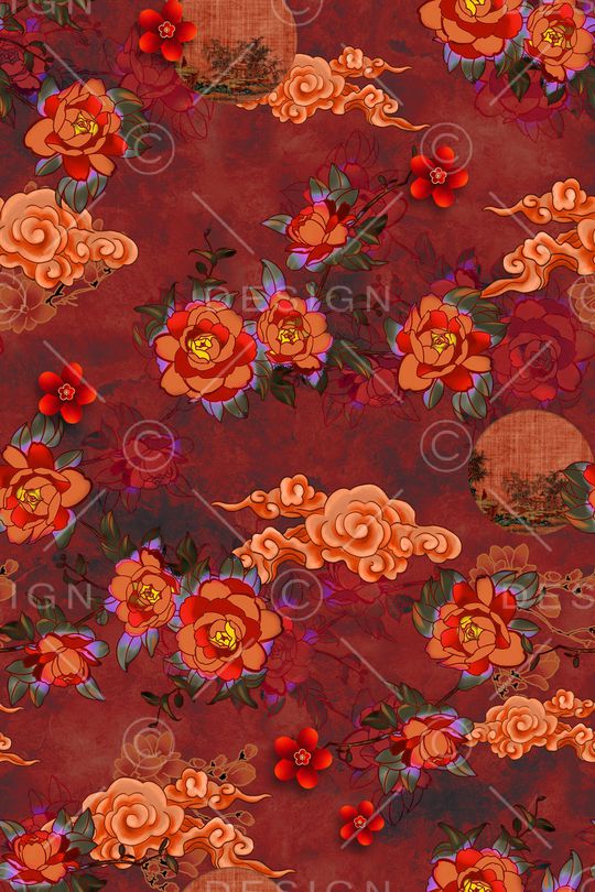 几何印花华亿平台图片