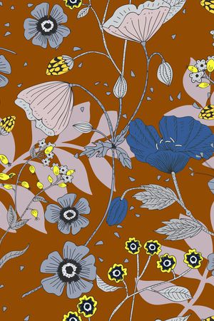 植物印花华亿平台图片