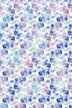 抽象花卉印花华亿平台图片