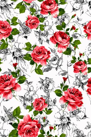 绿植树叶印花华亿平台图片