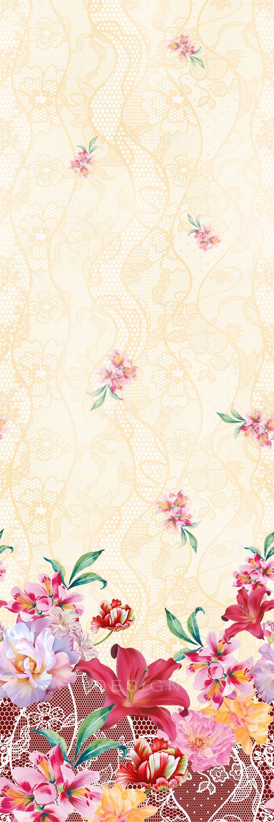 绿植树叶印花华亿平台图片