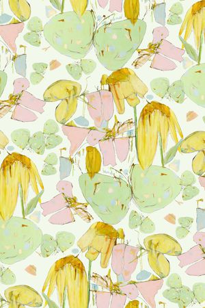 彩底花卉印花华亿平台图片