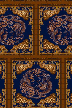 几何印花华亿平台图片