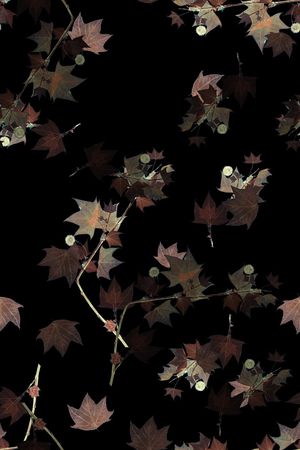 绿植树叶印花华亿平台图片