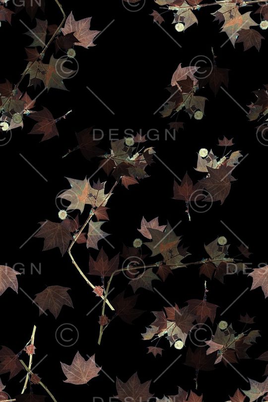 绿植树叶印花华亿平台图片