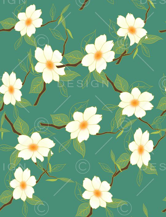 绿植树叶印花华亿平台图片