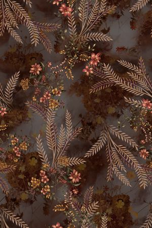 绿植树叶印花华亿平台图片