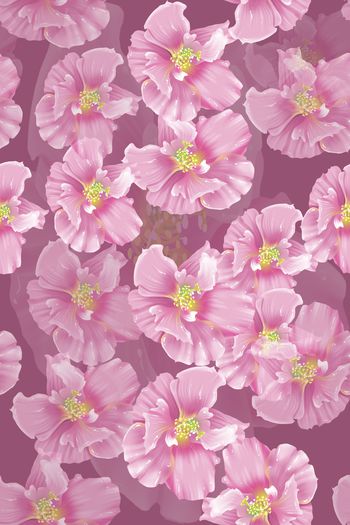 绿植树叶印花华亿平台图片