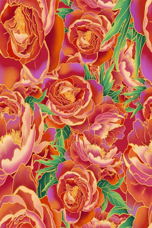 绿植树叶印花华亿平台图片