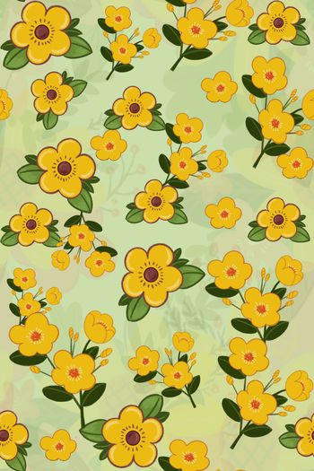 绿植树叶印花华亿平台图片