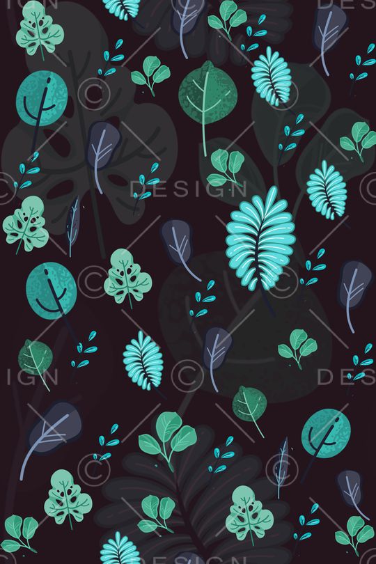 绿植树叶印花华亿平台图片