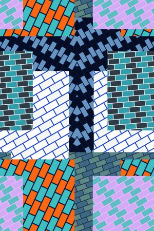 几何印花华亿平台图片