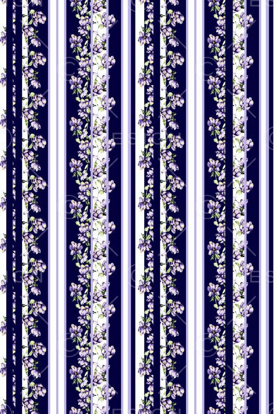 几何花卉印花华亿平台图片