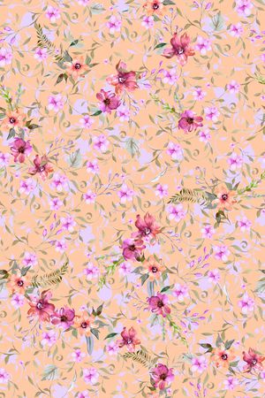 小碎花印花华亿平台图片