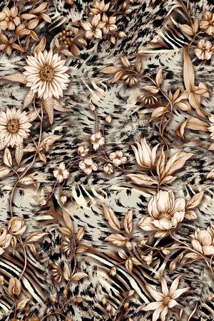 绿植树叶印花华亿平台图片