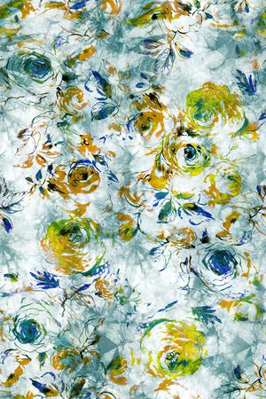 绿植树叶印花华亿平台图片