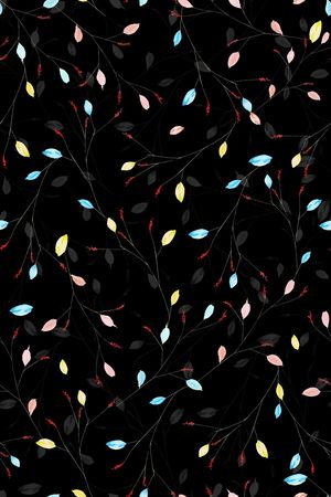 绿植树叶印花华亿平台图片