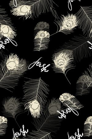 羽毛印花华亿平台图片