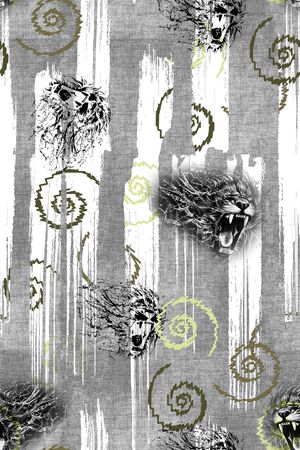 几何印花华亿平台图片