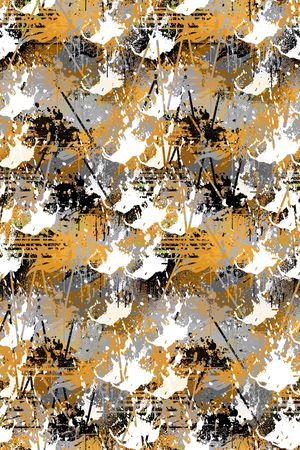 抽象男装印花华亿平台图片