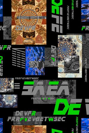 几何印花华亿平台图片