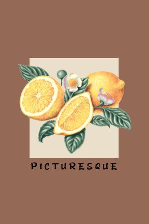 柠檬印花华亿平台图片