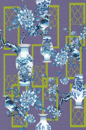 花瓶印花华亿平台图片