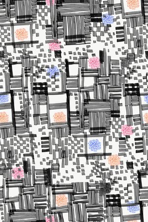 几何印花华亿平台图片