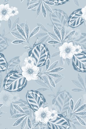 绿植树叶印花华亿平台图片