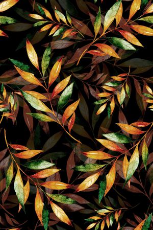 绿植树叶印花华亿平台图片