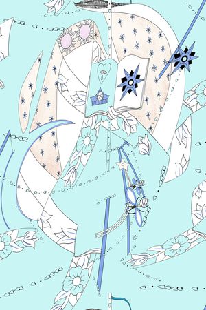 连衣裙印花华亿平台图片