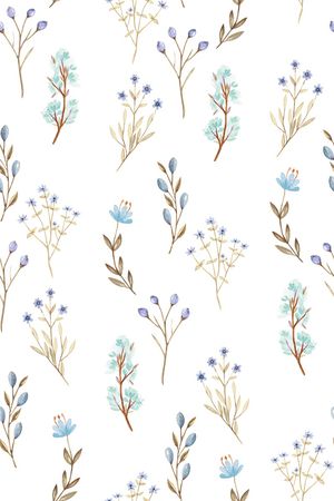 清爽底花卉印花华亿平台图片