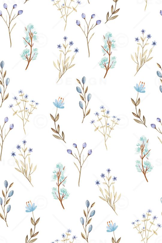 清爽底花卉印花华亿平台图片