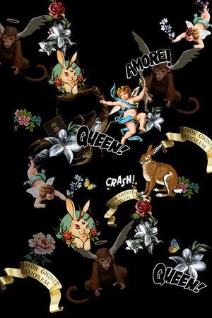 大牌风印花华亿平台图片