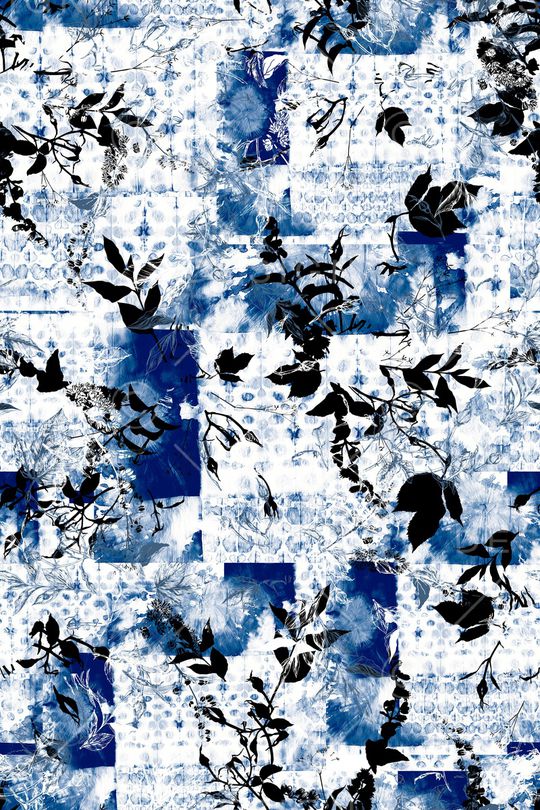 绿植树叶印花华亿平台图片