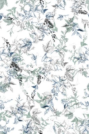 绿植树叶印花华亿平台图片