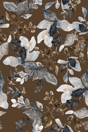 绿植树叶印花华亿平台图片