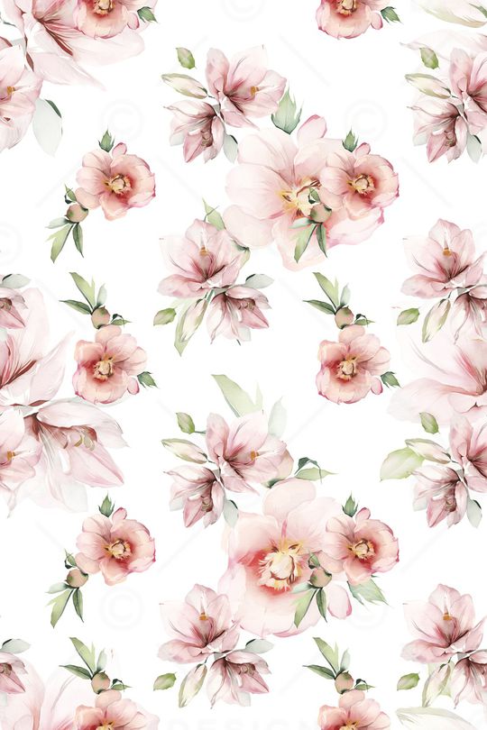 清爽底花卉印花华亿平台图片