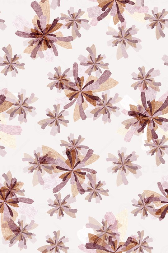 清爽底花卉印花华亿平台图片