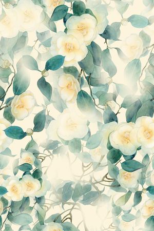 绿植树叶印花华亿平台图片