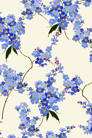 手绘花卉印花华亿平台图片