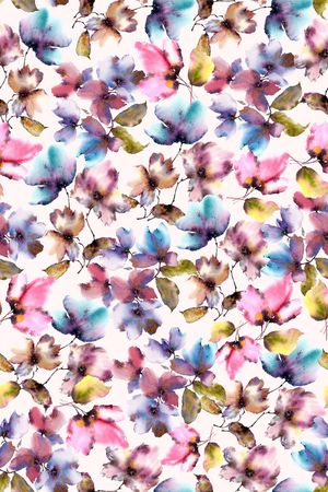 水彩印花华亿平台图片