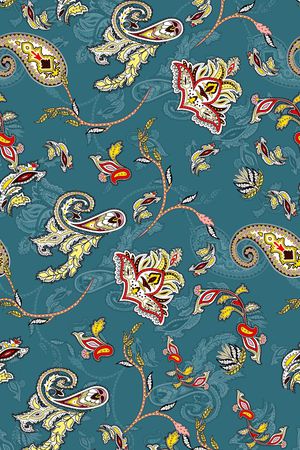 佩斯利印花华亿平台图片